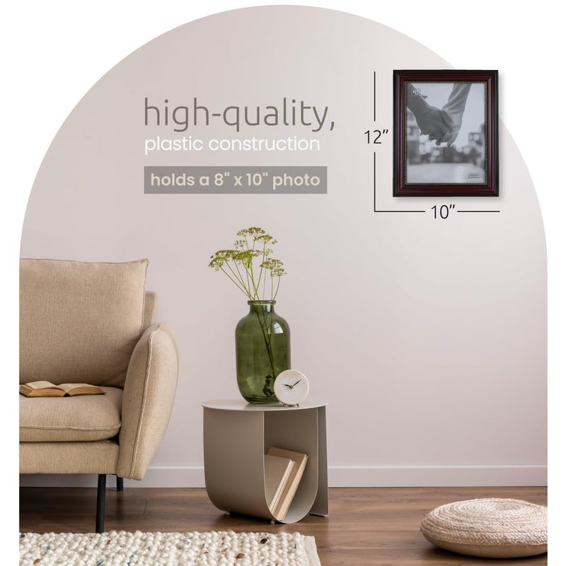 Kiera Grace Classic Traditional Lucy Picture Frame, 8" x 10", Dark Brown - Image 2